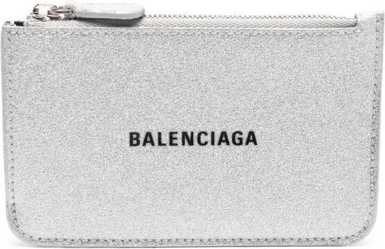 Balenciaga Pasjeshouder met logoprint Grijs