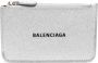 Balenciaga Pasjeshouder met logoprint Grijs - Thumbnail 1
