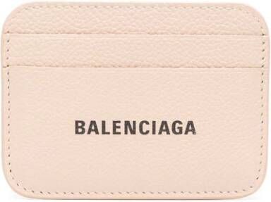 Balenciaga Pasjeshouder met logoprint Beige