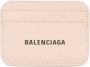 Balenciaga Pasjeshouder met logoprint Beige - Thumbnail 1