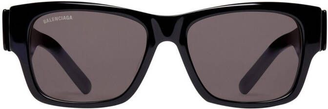 Balenciaga Eyewear Max zonnebril met vierkant montuur Zwart