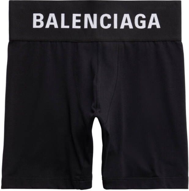 Balenciaga Boxershorts met logoband Zwart