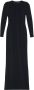 Balenciaga Maxi-jurk met lange mouwen Zwart - Thumbnail 1