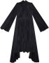 Balenciaga Midi-jurk met lange mouwen Zwart - Thumbnail 1