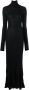 Balenciaga Maxi-jurk met hoge hals Zwart - Thumbnail 1