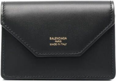 Balenciaga Leren portemonnee Zwart
