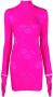 Balenciaga Mini-jurk met hoge hals Roze - Thumbnail 1