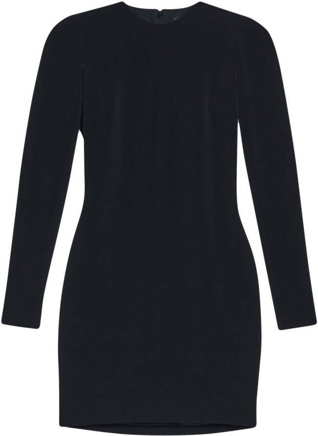 Balenciaga Mini-jurk met lange mouwen Zwart