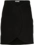 Balenciaga Mini-rok met A-lijn Zwart - Thumbnail 1