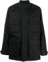 Balenciaga Shirtjack met cargo zakken Zwart - Thumbnail 1