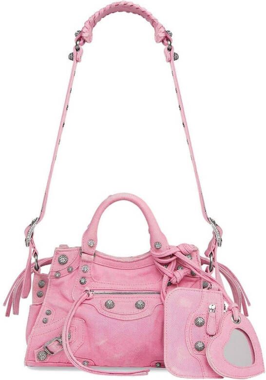 Balenciaga Neo Cagole kleine shopper Roze