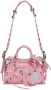 Balenciaga Neo Cagole draagtas met monogram Roze - Thumbnail 1