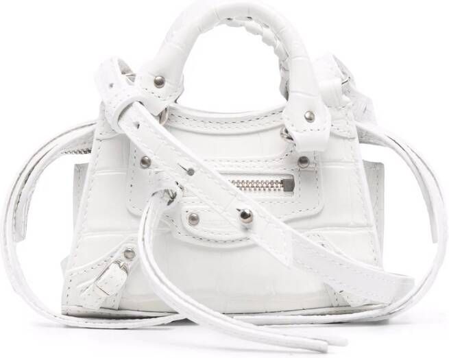 Balenciaga Neo Classic leren handtas Wit