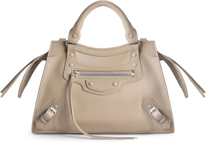 Balenciaga Neo kleine shopper Beige