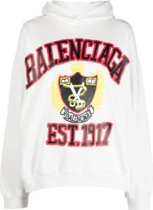 Balenciaga Oversized hoodie Wit