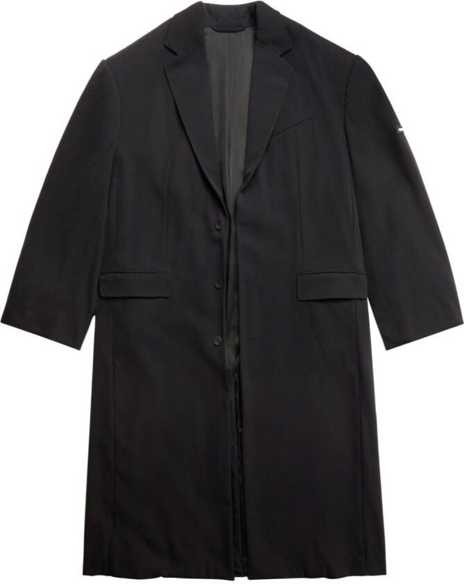Balenciaga Oversized jas Zwart