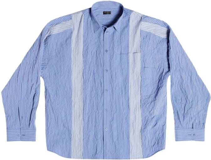Balenciaga Gestreept shirt Blauw