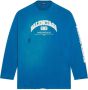 Balenciaga Oversized T-shirt Blauw - Thumbnail 1