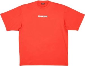 Balenciaga Oversized T-shirt Rood
