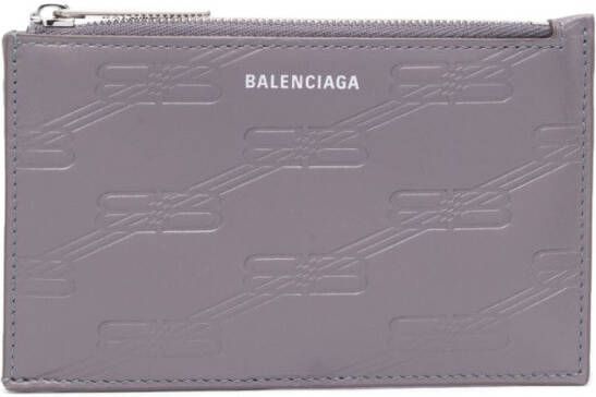Balenciaga Pasjeshouder met BB-monogram Grijs