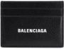 Balenciaga Cash pasjeshouder met logoprint Zwart - Thumbnail 1