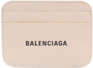 Balenciaga "Pasjeshouder met logoprint Beige