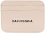 Balenciaga "Pasjeshouder met logoprint Beige - Thumbnail 1