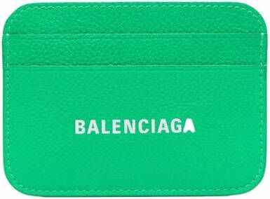 Balenciaga Pasjeshouder met logoprint Groen