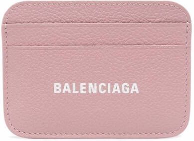 Balenciaga Pasjeshouder met logoprint Roze