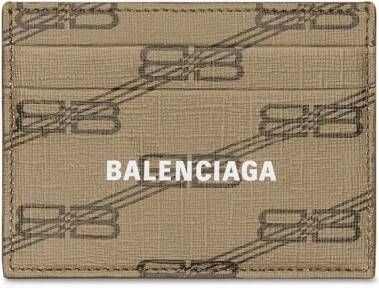 Balenciaga Pasjeshouder met monogram Beige