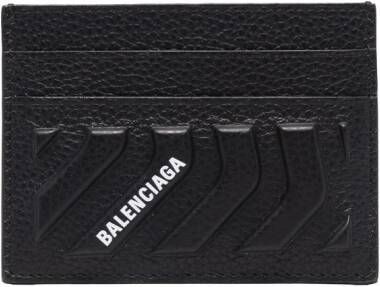 Balenciaga Car pasjeshouder met logoprint Zwart