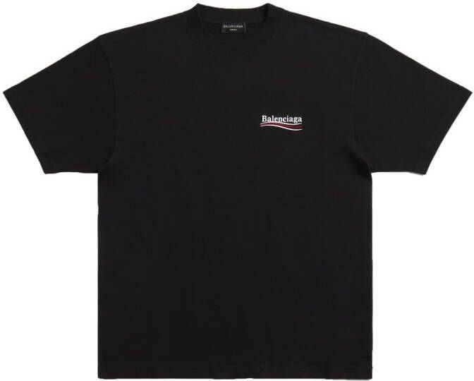 Balenciaga Katoenen T-shirt Zwart