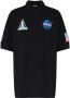 Balenciaga Poloshirt verfraaid met patch Zwart - Thumbnail 1