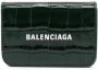 Balenciaga Portemonnee met krokodillenhuid-effect Groen - Thumbnail 1