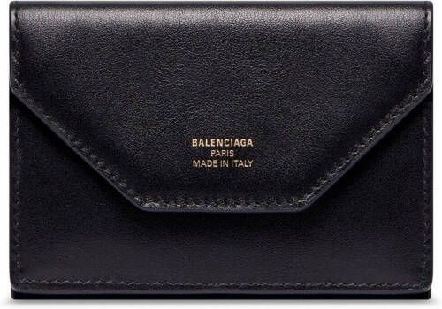 Balenciaga Portemonnee met logo reliëf Zwart