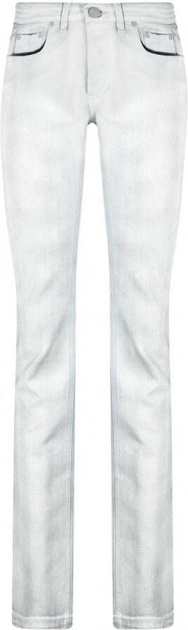Balenciaga Pre-Owned 2000s jeans met logopatch Grijs