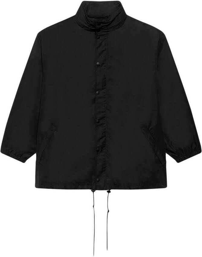 Balenciaga Regenjas met logoprint Zwart