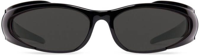 Balenciaga Eyewear Reverse Xpander zonnebril met rechthoekig montuur Zwart