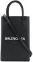 Balenciaga Shopper tas voor telefoon Zwart - Thumbnail 1