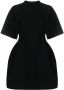 Balenciaga Mini-jurk met korte mouwen Zwart - Thumbnail 1