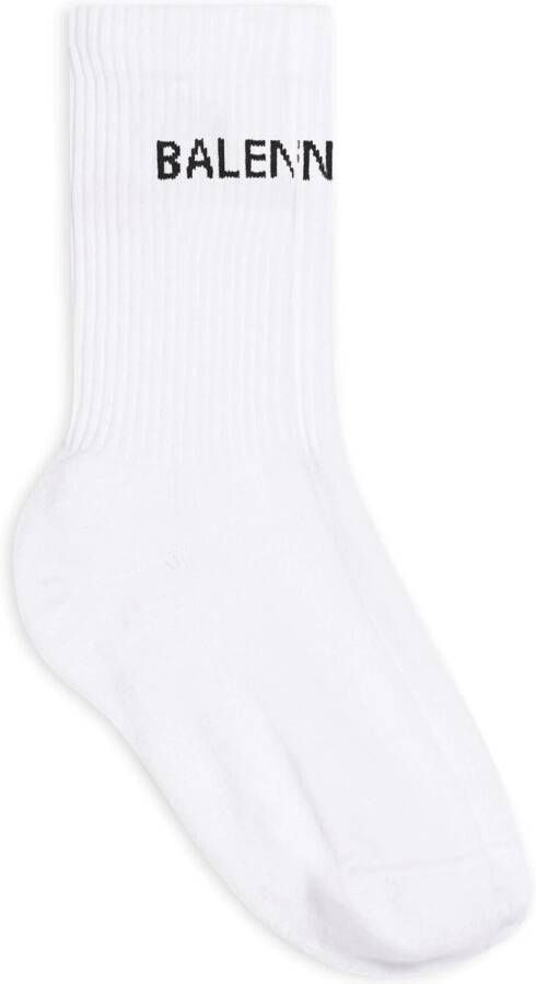 Balenciaga Sokken met geborduurd logo Wit
