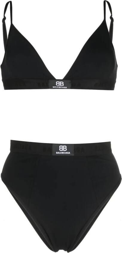 Balenciaga Sport bikini Zwart