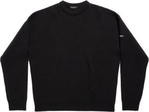 Balenciaga Sweater met logopatch Zwart