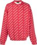 Balenciaga Sweater met logoprint Rood - Thumbnail 1