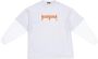 Balenciaga T-shirt met dubbele mouwen Wit - Thumbnail 1
