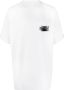 Balenciaga T-shirt met geborduurd logo Groen - Thumbnail 1