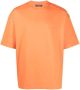 Balenciaga T-shirt met geborduurd logo Oranje - Thumbnail 1