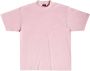 Balenciaga T-shirt met geborduurd logo Roze - Thumbnail 1