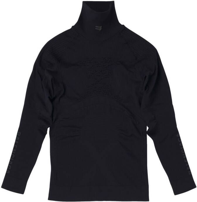 Balenciaga T-shirt met hoge hals Zwart