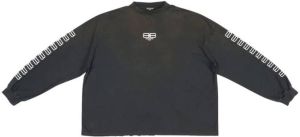 Balenciaga T-shirt met lange mouwen Zwart